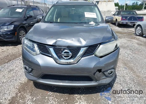 2015 Nissan Rogue Sv from USA, damaged, VIN KNMAT2MT6FP557104